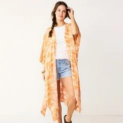 Women's Sonoma Goods For Life® Geo Tacked Ruana Clay -Sonoma Goods For Life shop unnamed file 15477