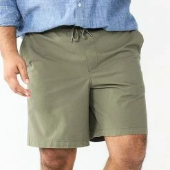 Big & Tall Sonoma Goods For Life® Casual Pull-On Shorts Alloy -Sonoma Goods For Life shop unnamed file 15563