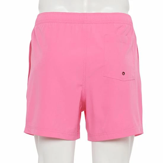 Men's Sonoma Goods For Life® 5-Inch Full Elastic-Waistband Swim Trunks Pink 4 Men's Sonoma Goods For Life® 5-Inch Full Elastic-Waistband Swim Trunks Pink - Image 2