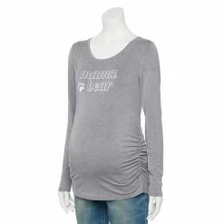 Maternity Sonoma Goods For Life® Essential Scoopneck Long Sleeve Tee White Stripe -Sonoma Goods For Life shop unnamed file 15589