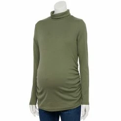 Maternity Sonoma Goods For Life® Long Sleeve Turtleneck Top Navy Stripe -Sonoma Goods For Life shop unnamed file 15604