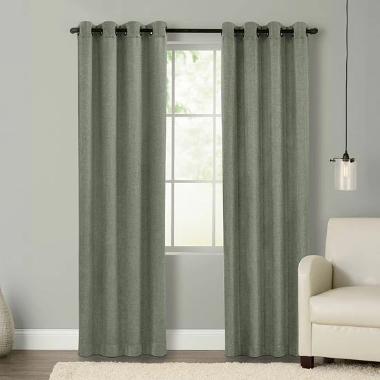 Sonoma Goods For Life® 2-pack Dynasty Blackout Curtain Aqua 11 Sonoma Goods For Life® 2-pack Dynasty Blackout Curtain Aqua - Image 9