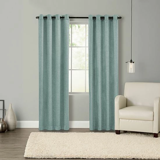 Sonoma Goods For Life® 2-pack Dynasty Blackout Curtain Aqua 12 Sonoma Goods For Life® 2-pack Dynasty Blackout Curtain Aqua - Image 10