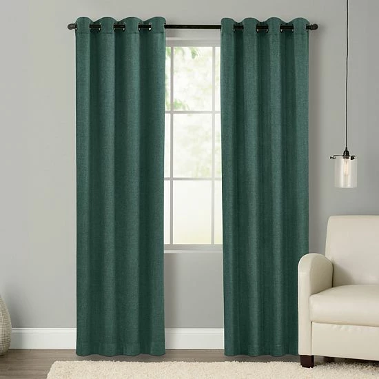 Sonoma Goods For Life® 2-pack Dynasty Blackout Curtain Aqua 16 Sonoma Goods For Life® 2-pack Dynasty Blackout Curtain Aqua - Image 14