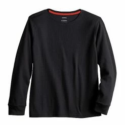 Boys 8-20 Sonoma Goods For Life® Supersoft Solid Thermal Tee Olive Camo