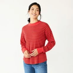 Women's Sonoma Goods For Life® Mockneck Waffle Top Light Olive Stripe 21 Women's Sonoma Goods For Life® Mockneck Waffle Top Light Olive Stripe -Sonoma Goods For Life shop unnamed file 1654