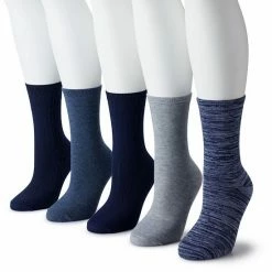 Women's Sonoma Goods For Life® 5-Pack Geo Crew Socks Black -Sonoma Goods For Life shop unnamed file 1670