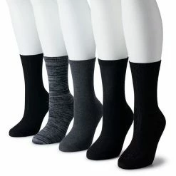 Women's Sonoma Goods For Life® 5-Pack Geo Crew Socks Black -Sonoma Goods For Life shop unnamed file 1673
