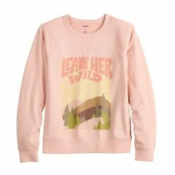 Women's Sonoma Goods For Life® Everyday Crewneck Sweatshirt Olive Stripe Sleeve -Sonoma Goods For Life shop unnamed file 1693