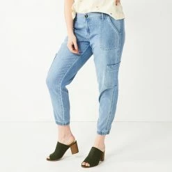 Women's Sonoma Goods For Life® Utility Jogger Pants Khaki -Sonoma Goods For Life shop unnamed file 1718