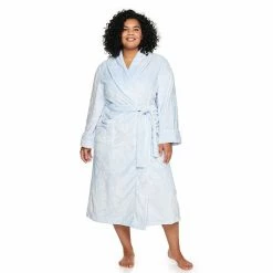 Plus Size Sonoma Goods For Life® Plush French Terry Long Robe Gray Buffalo Check -Sonoma Goods For Life shop unnamed file 1746