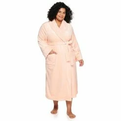 Plus Size Sonoma Goods For Life® Plush French Terry Long Robe Gray Buffalo Check -Sonoma Goods For Life shop unnamed file 1751