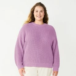 Plus Size Sonoma Goods For Life® Drop Shoulder Sweater Dnu -Sonoma Goods For Life shop unnamed file 1775