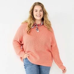 Plus Size Sonoma Goods For Life® Drop Shoulder Sweater Dnu -Sonoma Goods For Life shop unnamed file 1777