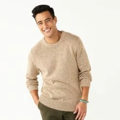 Men's Sonoma Goods For Life® Crew Sweater Camel -Sonoma Goods For Life shop unnamed file 1784