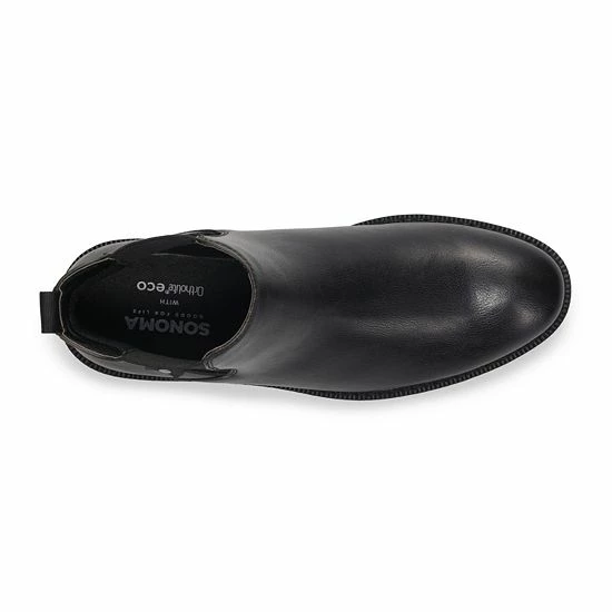 Sonoma Goods For Life® Temperature Men's Casual Dress Chelsea Boots Black 7 Sonoma Goods For Life® Temperature Men's Casual Dress Chelsea Boots Black - Image 5