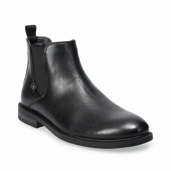 Sonoma Goods For Life® Temperature Men's Casual Dress Chelsea Boots Black 9 Sonoma Goods For Life® Temperature Men's Casual Dress Chelsea Boots Black - Image 7