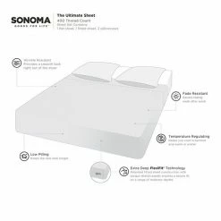 Sonoma Goods For Life® 400 Thread Count Ultimate Sheet Set Or Pillowcases Navy 25 Sonoma Goods For Life® 400 Thread Count Ultimate Sheet Set Or Pillowcases Navy -Sonoma Goods For Life shop unnamed file 181