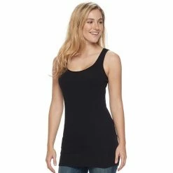 Women's Sonoma Goods For Life® Tunic Layering Tank Top Black -Sonoma Goods For Life shop unnamed file 1829