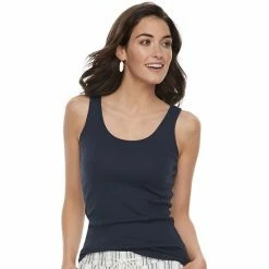 Women's Sonoma Goods For Life® Tunic Layering Tank Top Black -Sonoma Goods For Life shop unnamed file 1835