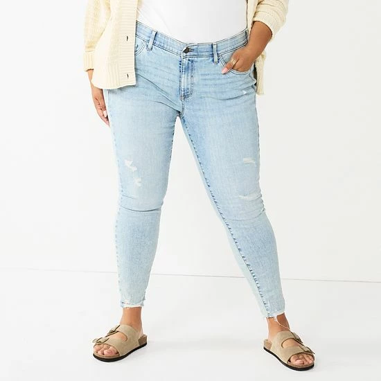 Plus Size Sonoma Goods For Life® Premium Mid-Rise Skinny Jeans Natalino 12 Plus Size Sonoma Goods For Life® Premium Mid-Rise Skinny Jeans Natalino - Image 10