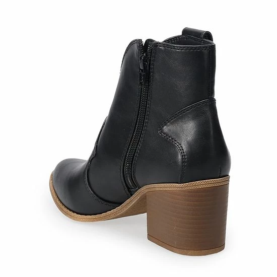 Sonoma Goods For Life® San Juan Women's Western Ankle Boots Tan 5 Sonoma Goods For Life® San Juan Women's Western Ankle Boots Tan - Image 3