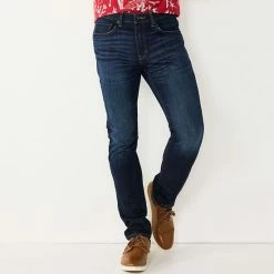 Men's Sonoma Goods For Life® Slim-Fit Stretch Jeans Medium Wash Rip Repair -Sonoma Goods For Life shop unnamed file 1978