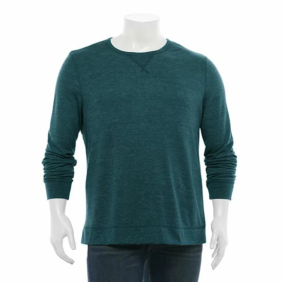 Big & Tall Sonoma Goods For Life® Super Soft Double Knit Crewneck Tee Olive 7 Big & Tall Sonoma Goods For Life® Super Soft Double Knit Crewneck Tee Olive - Image 5