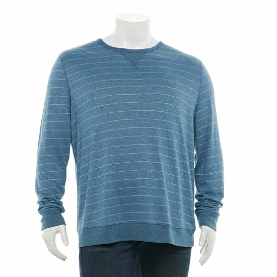 Big & Tall Sonoma Goods For Life® Super Soft Double Knit Crewneck Tee Olive 8 Big & Tall Sonoma Goods For Life® Super Soft Double Knit Crewneck Tee Olive - Image 6