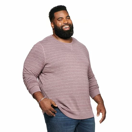 Big & Tall Sonoma Goods For Life® Super Soft Double Knit Crewneck Tee Olive 10 Big & Tall Sonoma Goods For Life® Super Soft Double Knit Crewneck Tee Olive - Image 8