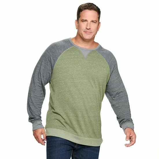 Big & Tall Sonoma Goods For Life® Super Soft Double Knit Crewneck Tee Olive 14 Big & Tall Sonoma Goods For Life® Super Soft Double Knit Crewneck Tee Olive - Image 12
