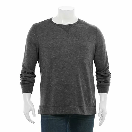 Big & Tall Sonoma Goods For Life® Super Soft Double Knit Crewneck Tee Olive 16 Big & Tall Sonoma Goods For Life® Super Soft Double Knit Crewneck Tee Olive - Image 14