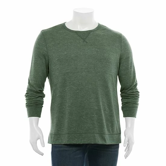 Big & Tall Sonoma Goods For Life® Super Soft Double Knit Crewneck Tee Olive 18 Big & Tall Sonoma Goods For Life® Super Soft Double Knit Crewneck Tee Olive - Image 16