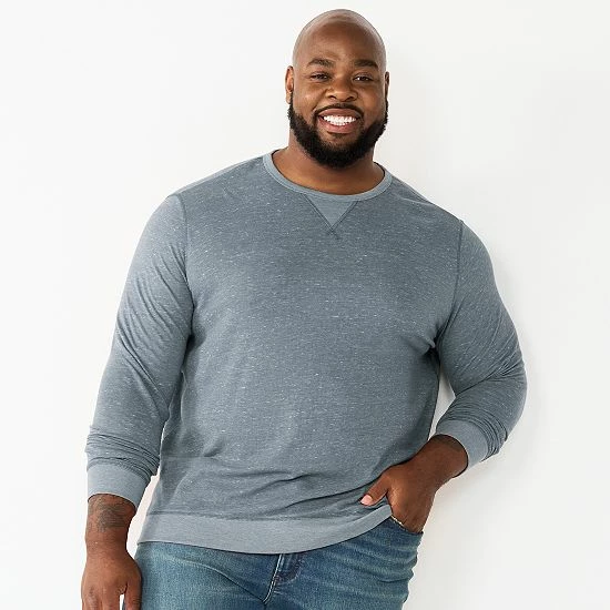 Big & Tall Sonoma Goods For Life® Super Soft Double Knit Crewneck Tee Olive 20 Big & Tall Sonoma Goods For Life® Super Soft Double Knit Crewneck Tee Olive - Image 18