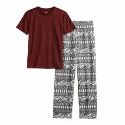 Boys 8-20 Sonoma Goods For Life® Tee & Microfleece Pants Pajama Set In Regular & Husky Red Plaid 27 Boys 8-20 Sonoma Goods For Life® Tee & Microfleece Pants Pajama Set In Regular & Husky Red Plaid -Sonoma Goods For Life shop unnamed file 203