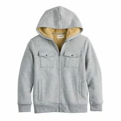 Boys 8-20 Sonoma Goods For Life® Zipper Sherpa Fleece Hoodie Jacket In Regular & Husky Blue -Sonoma Goods For Life shop unnamed file 2044