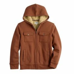 Boys 8-20 Sonoma Goods For Life® Zipper Sherpa Fleece Hoodie Jacket In Regular & Husky Blue -Sonoma Goods For Life shop unnamed file 2045