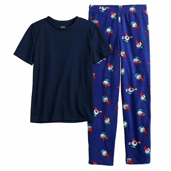 Boys 8-20 Sonoma Goods For Life® Tee & Microfleece Pants Pajama Set In Regular & Husky Red Plaid 14 Boys 8-20 Sonoma Goods For Life® Tee & Microfleece Pants Pajama Set In Regular & Husky Red Plaid - Image 12