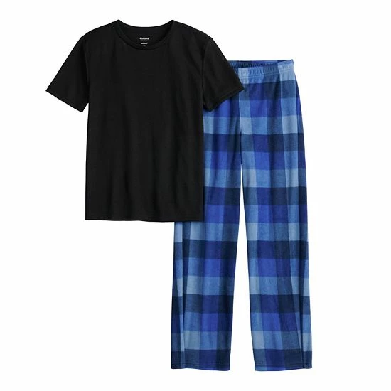 Boys 8-20 Sonoma Goods For Life® Tee & Microfleece Pants Pajama Set In Regular & Husky Red Plaid 15 Boys 8-20 Sonoma Goods For Life® Tee & Microfleece Pants Pajama Set In Regular & Husky Red Plaid - Image 13
