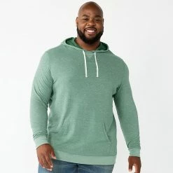 Men's Big & Tall Sonoma Goods For Life® Double Knit Hoodie Gray Stripe -Sonoma Goods For Life shop unnamed file 2123