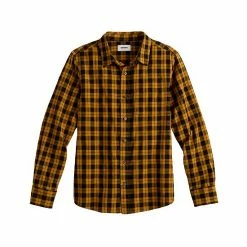 Boys 8-20 Sonoma Goods For Life® Plaid Button-Up Shirt In Regular & Husky Clean Plaid Orange -Sonoma Goods For Life shop unnamed file 2165