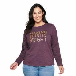 Plus Size Sonoma Goods For Life® Long Sleeve Holiday Graphic Tee Bright Spirits 22 Plus Size Sonoma Goods For Life® Long Sleeve Holiday Graphic Tee Bright Spirits -Sonoma Goods For Life shop unnamed file 2181