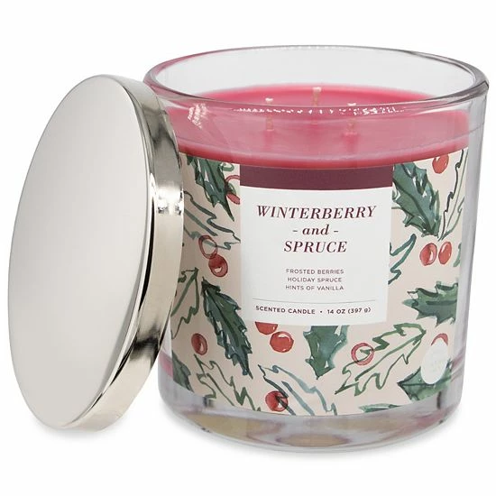 Sonoma Goods For Life® Winter Berry & Spruce 14-oz. Candle Jar 6 Sonoma Goods For Life® Winter Berry & Spruce 14-oz. Candle Jar - Image 4