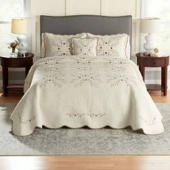 Sonoma Goods For Life® Embroidered Bedspread Or Sham Elizabeth