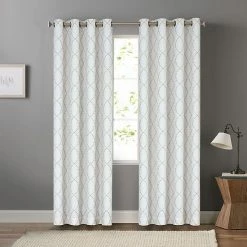 Sonoma Goods For Life® 2-pack Embroidered Dynasty Blackout Curtain White Gray -Sonoma Goods For Life shop unnamed file 2263