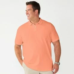 Big & Tall Sonoma Goods For Life® Pique Polo Carolina Peach -Sonoma Goods For Life shop unnamed file 2271