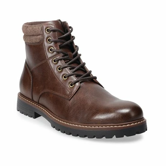 Sonoma Goods For Life® Men's Combat Boots Brown 8 Sonoma Goods For Life® Men's Combat Boots Brown - Image 6
