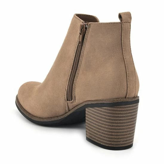 Sonoma Goods For Life® Spaniel Women's High Heel Ankle Boots Olive 7 Sonoma Goods For Life® Spaniel Women's High Heel Ankle Boots Olive - Image 5