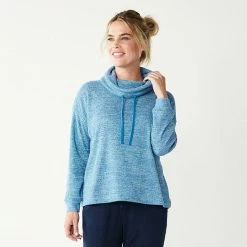 Women's Sonoma Goods For Life® Supersoft Waffle Cowlneck Top Sangria Pink 23 Women's Sonoma Goods For Life® Supersoft Waffle Cowlneck Top Sangria Pink -Sonoma Goods For Life shop unnamed file 2322