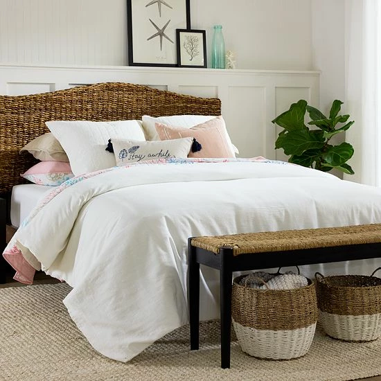 Sonoma Goods For Life® Cotton Linen Comforter Set With Shams Ivory 8 Sonoma Goods For Life® Cotton Linen Comforter Set With Shams Ivory - Image 6